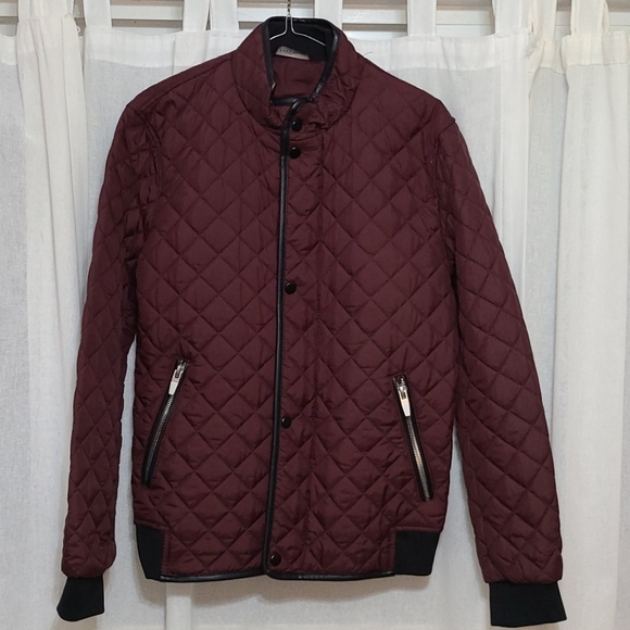 Zara Other - Basic Zara Man  Burgundy Jacket